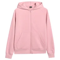 Bluzy sportowe damskie - Bluza damska 4F Sweatshirt F1763 Rozmiar: S / Kolor: jasnoróżowy - miniaturka - grafika 1