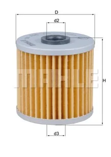 Filtr oleju Mahle OX 796 - Filtry oleju - miniaturka - grafika 1