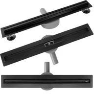 Odpływy liniowe - Rea Odpływ Liniowy REA Neox Slim pro Czarny 50 - miniaturka - grafika 1