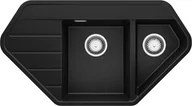 Zlewozmywaki - Zlew BRANDE LINK DUAL 900-80 BLACK METALLIC (czarny metalik) - miniaturka - grafika 1