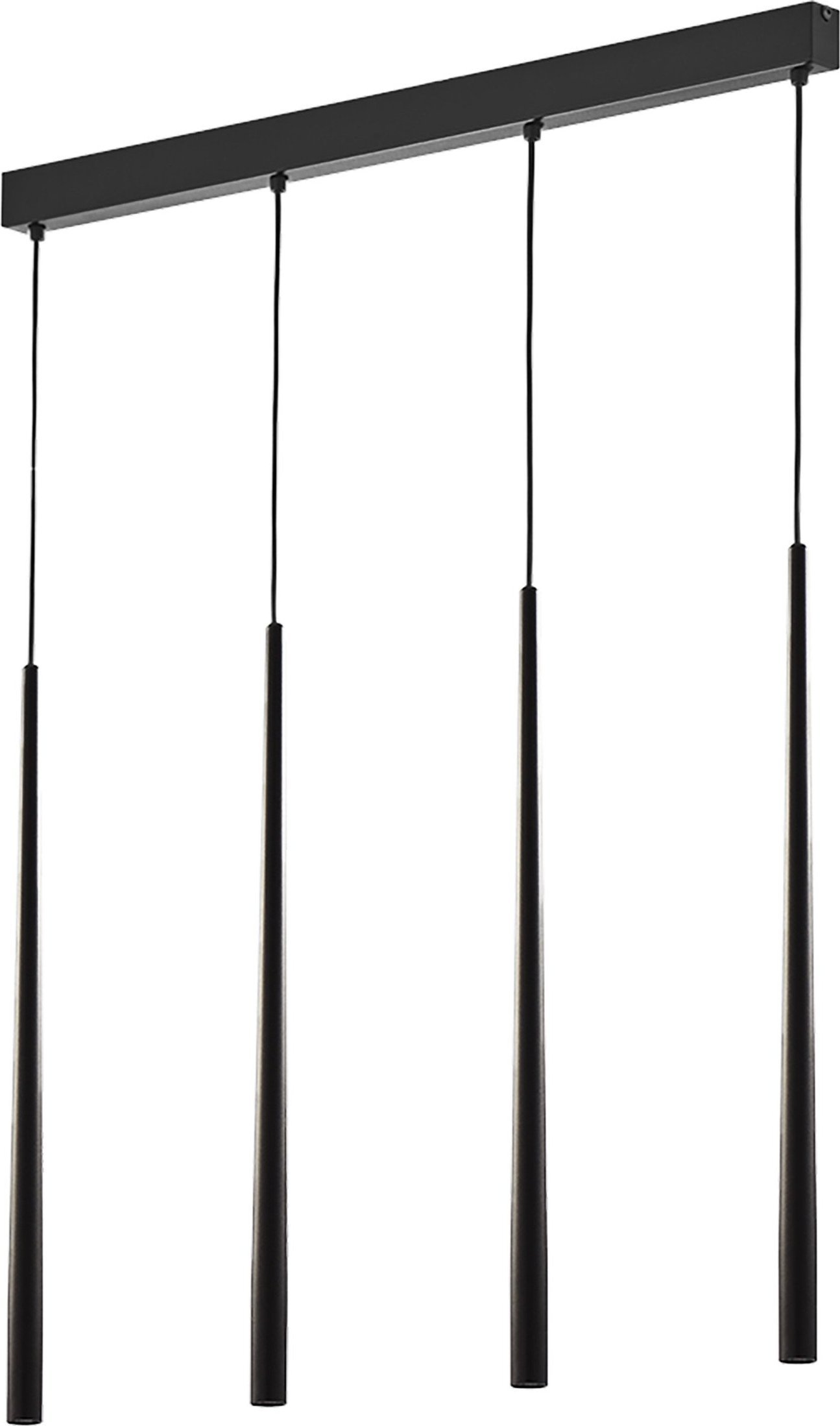 Lampa wisząca Orno TABUNG 4P, lampa wisząca, G9 max.6W, czarna