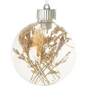 Bombka choinkowa 8 cm LED przezroczysta 352 - Bombki - miniaturka - grafika 1