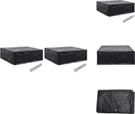 Pokrowce na meble ogrodowe - vidaXL Pokrowce na meble ogrodowe 2 szt. 8 oczek 250x210x90 cm - Pokrowce ochronne na meble ogrodowe - miniaturka - grafika 1