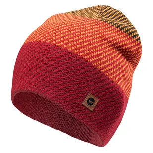 Czapka zimowa HI-TEC ROLO M000143891 – Czerwony - Czapki damskie - miniaturka - grafika 1