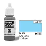 Akcesoria i części modelarskie - VALLEJO Farba Nr67 Sky Blue Matt 17ml - miniaturka - grafika 1