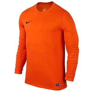 Nike Park VI koszulka męska z długim rękawem, pomarańczowa, S 725884-815_S - Gadżety dla kibiców - miniaturka - grafika 1
