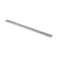 Odpływy liniowe - Tece Ruszt do odpływu liniowego Tece Basic 120 stal polerowana 601210 - miniaturka - grafika 1