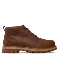 Botki męskie - Trzewiki Timberland BRITTON ROAD MID CHUKKA WP TB0A69TWEM61 Brązowy - miniaturka - grafika 1