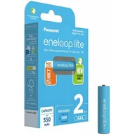 Akcesoria fotograficzne - Komplet 2 szt. Akumulatorki ENELOOP Lite AAA 550mAh HR03 - miniaturka - grafika 1
