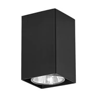 Lampy sufitowe - Lampex Lampa sufitowa Nero czarny 499/G GU10 1x40W - miniaturka - grafika 1