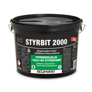 Masa dyspersyjna asfaltowo-kauczukowa Styrbit 2000 10 kg Izolex - Pokrycia dachowe - miniaturka - grafika 1