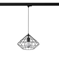 Lampy sufitowe - Trójfazowa lampa wisząca do systemu szynowego UMBERTO MYL.00367 czarna - miniaturka - grafika 1
