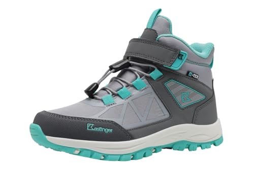 Kastinger KARLSPITZ Mid EV KTX Buty trekkingowe, szare (Steel Grey/Ocean), rozmiar 31 EU, Steel Grey Ocean, 31 EU