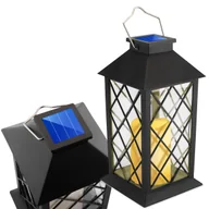 Lampy ogrodowe - Lampa Solarna Ogrodowa LED LIRIO Wisząca Latarenka 28cm LUMILED - miniaturka - grafika 1