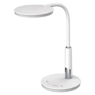 Lampy stojące - Biała nowoczesna lampka biurkowa dotykowa LED - 12X A511 D9-S30 - miniaturka - grafika 1