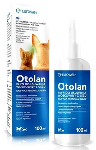 Otolan Płyn do usuwania woskowiny z uszu dla psów i kotów 100ml - Pielęgnacja uszu i oczu zwierząt - miniaturka - grafika 1