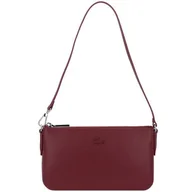 Torebki damskie - Lacoste Chantaco Torba na ramię Skórzany 23 cm czerwony - miniaturka - grafika 1