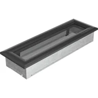 Akcesoria kominkowe - Kratki.pl KRATKA KOMINKOWA OSKAR GRAFITOWA 110X320 MM 32OG - miniaturka - grafika 1
