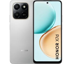 Honor X7d 6/128GB Srebrny - Telefony komórkowe - miniaturka - grafika 1