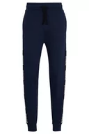 Spodenki męskie - BOSS Męskie spodnie sportowe z logo, Dark Blue405, L - miniaturka - grafika 1