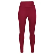 Spodnie sportowe damskie - Damskie legginsy Regatta Holeen Legging II Rozmiar: XS / Kolor: czerwony - miniaturka - grafika 1
