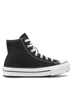 Buty dla dziewczynek - Converse Trampki Chuck Taylor All Star Eva Lift Hi 272855C Czarny - miniaturka - grafika 1