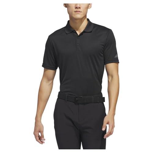 ADIDAS Męska męska koszulka polo CORE Performance PRIMEGREEN XS czarna, Czarny, XS