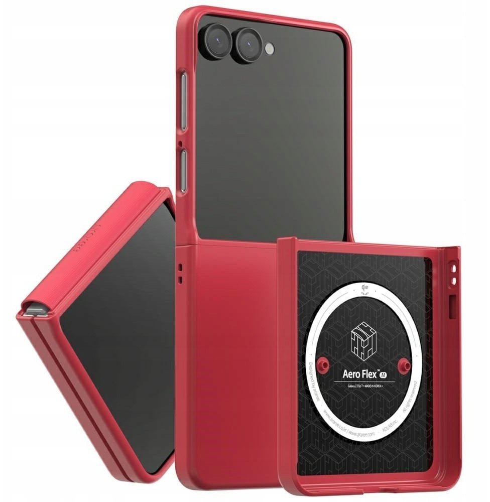 Case Araree Aero Flex M MagSafe Qi2 for Samsung Galaxy Z Flip7 pink