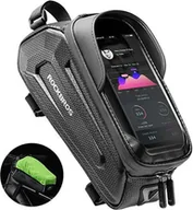 Etui i futerały do telefonów - Wodoodporna torba rowerowa Rockbros B68 z etui na telefon, 1,5l, czarna - miniaturka - grafika 1