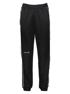 Reebok Spodnie dresowe w kolorze czarnym - Spodnie sportowe damskie - miniaturka - grafika 1