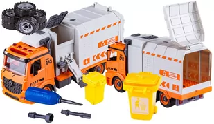 ŚMIECIARKA samochód AUTO DO SKRĘCANIA majsterkowicz zabawki dla chłopca - Modele do sklejania - miniaturka - grafika 1