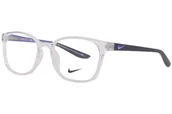 Akcesoria i dodatki do ubrań dla dzieci - Nike Dziewczęce okulary przeciwsłoneczne, 5027, niebieskie (CLAR/Midnight Navy), 47 cm - miniaturka - grafika 1