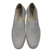 Mokasyny męskie - Mokasyny męskie zamszowe Old Money 41 - miniaturka - grafika 1