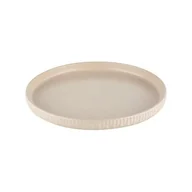 Talerze - Talerz deserowy Gredis Ecru 20 cm kremowy - miniaturka - grafika 1