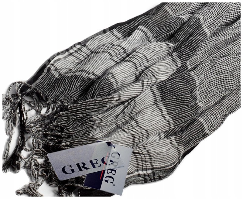 PEPITKA Szalik Szal Wiskoza Męski KURZA STOPKA w23