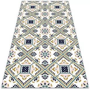 Tarasowy dywan zewnętrzny Geometryczny deseń 80x120 cm - Dywany zewnętrzne - miniaturka - grafika 1