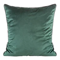 Poduszki dekoracyjne - Poduszka welwetowa Gaja ciemnozielona 45 x 45 cm - miniaturka - grafika 1