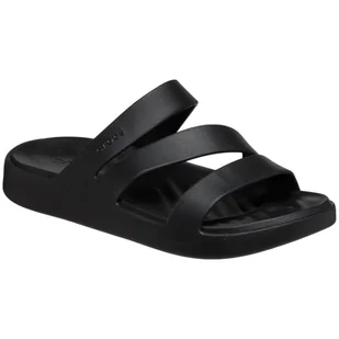 Kapcie damskie Crocs Getaway Strappy Rozmiar butów (UE): 36-37 / Kolor: czarny - Klapki i japonki damskie - miniaturka - grafika 1