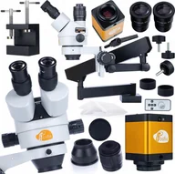 Mikroskopy i lupy - Mikroskop Rosfix Rosfix Mikroskop stereoskopowy trinokularowy na wysięgniku Neptune Pro MSNP-T-WDMS1 + Kamera mikroskopowa PEGASUS Pro KMPP-HDMI-TF 12mp Seria Plantes PRO - miniaturka - grafika 1