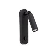 Lampy ścienne - ENZO BLACK KINKIET 1 - miniaturka - grafika 1