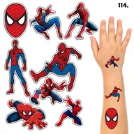Zabawki kreatywne - TATUAŻE ZMYWALNE DLA DZIECI TYMCZASOWE SPIDERMAN - 8 EL. / 150 WZORÓW - miniaturka - grafika 1