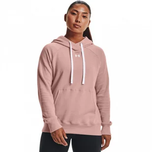 Damska bluza dresowa nierozpinana z kapturem UNDER ARMOUR Rival Fleece HB Hoodie - Bluzy sportowe damskie - miniaturka - grafika 1