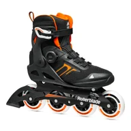 Rolki - Rolki męskie Rollerblade Macroblade 90 BOA Black/Orange EUR 45,5 - miniaturka - grafika 1