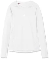 Koszulki dla chłopców - adidas adidas chłopięcy Ask Ls Tee Y Long Sleeved T-shirt biały biały 18-23 CW7325 - miniaturka - grafika 1