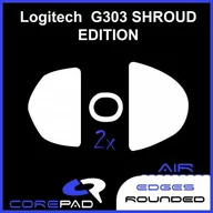 Podkładki pod mysz - 2 x CorePad Ślizgacze Logitech G303 Shroud AIR - miniaturka - grafika 1