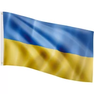 Flagi i akcesoria - FLAGA UKRAINY UKRAIŃSKA 120x80CM NA MASZT UKRAINA - miniaturka - grafika 1