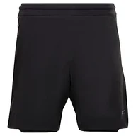 Spodenki damskie - Reebok Damskie szorty Speed 3.0 2 w 1, czarne, L, Czarny, L - miniaturka - grafika 1