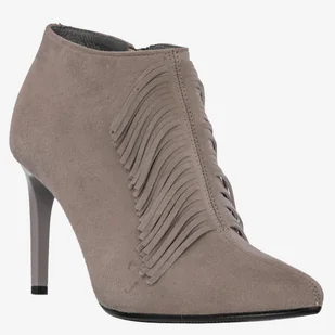 Botki Damskie Buty Skórzane Zamszowe Na Obcasie Popiel Darex B-141/3 36 Popiel - Botki damskie Botki Damskie Buty Skórzane Zamszowe Na Obcasie Popiel Darex B-141/3 36 Popiel - Botki damskie - miniaturka - grafika 1