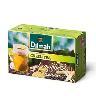 Dilmah Herbata zielona z trawą cytrynową i cytryną 20 torebek - Herbata - miniaturka - grafika 1