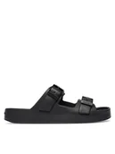 Klapki i japonki męskie - Calvin Klein Klapki Ergon Eva Double Bar Sandal HM0HM02116 Czarny - miniaturka - grafika 1